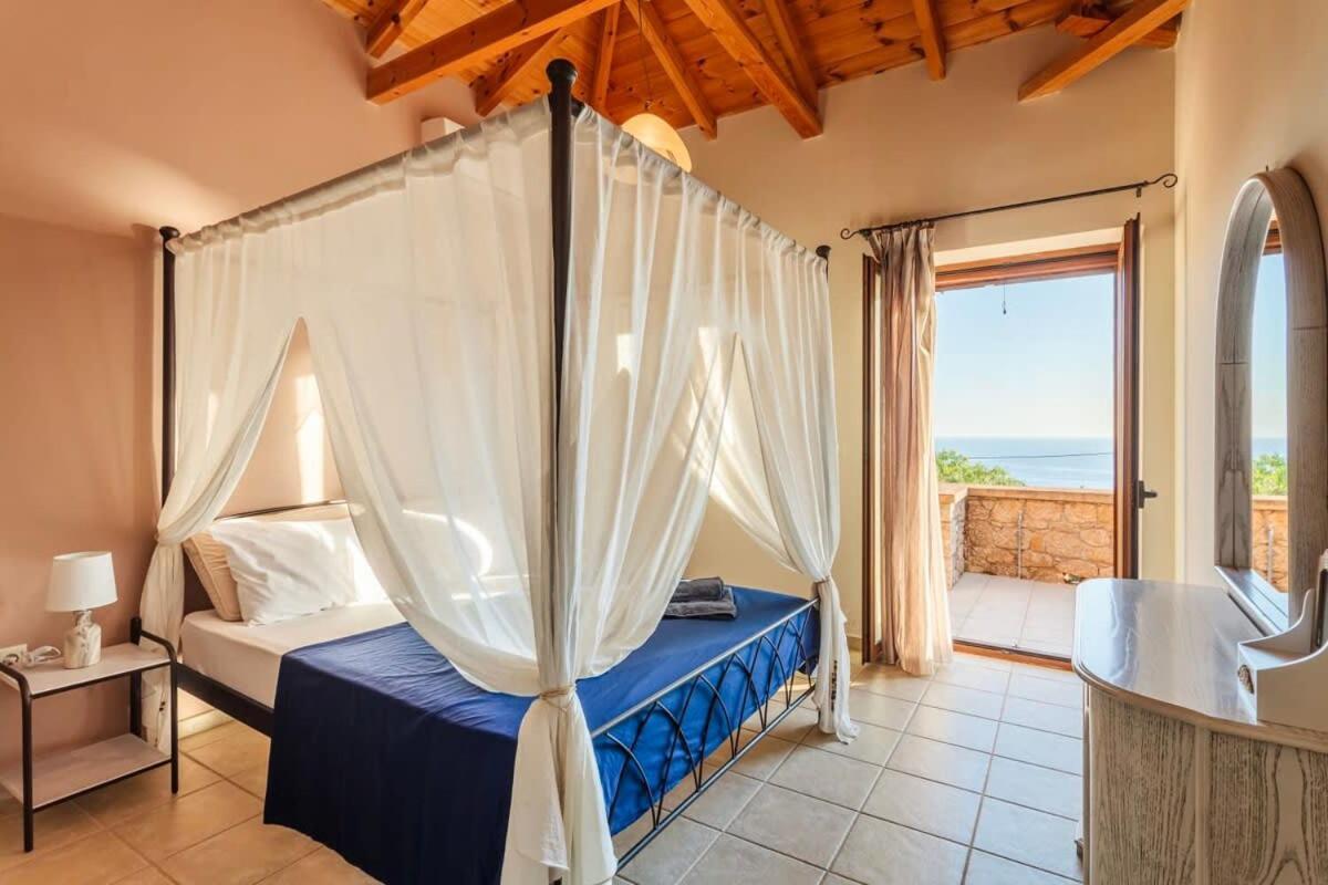 Mani Panoramic Seaviews - Luxury Summer Haven Lévktron Eksteriør bilde